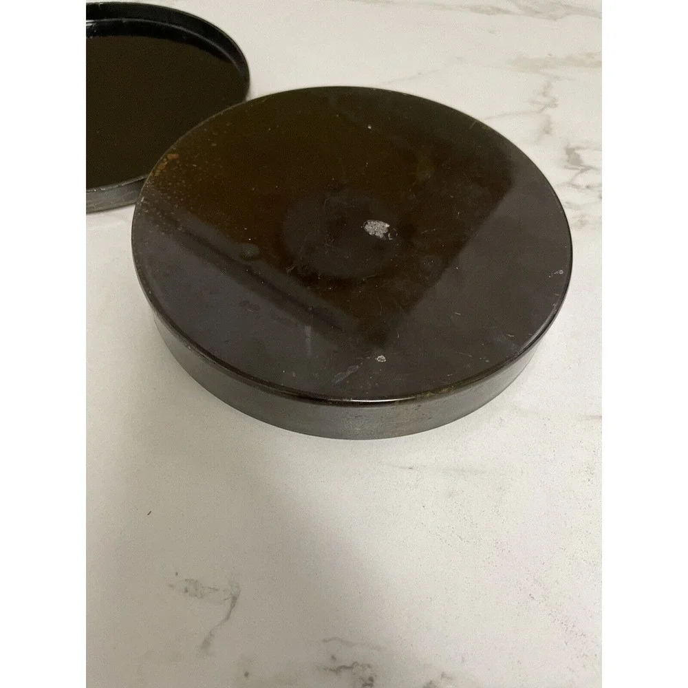 Madonna Mother Mary Round Lidded Lacquer Trinket‎ Dresser Box